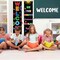 2PCS Colorful Welcome Banner Set, Back to School Classroom Door Decorations, Positive Motivational Wall & Bulletin Board Signs for Teachers, Preschool, Elementary & Daycare First Day Display